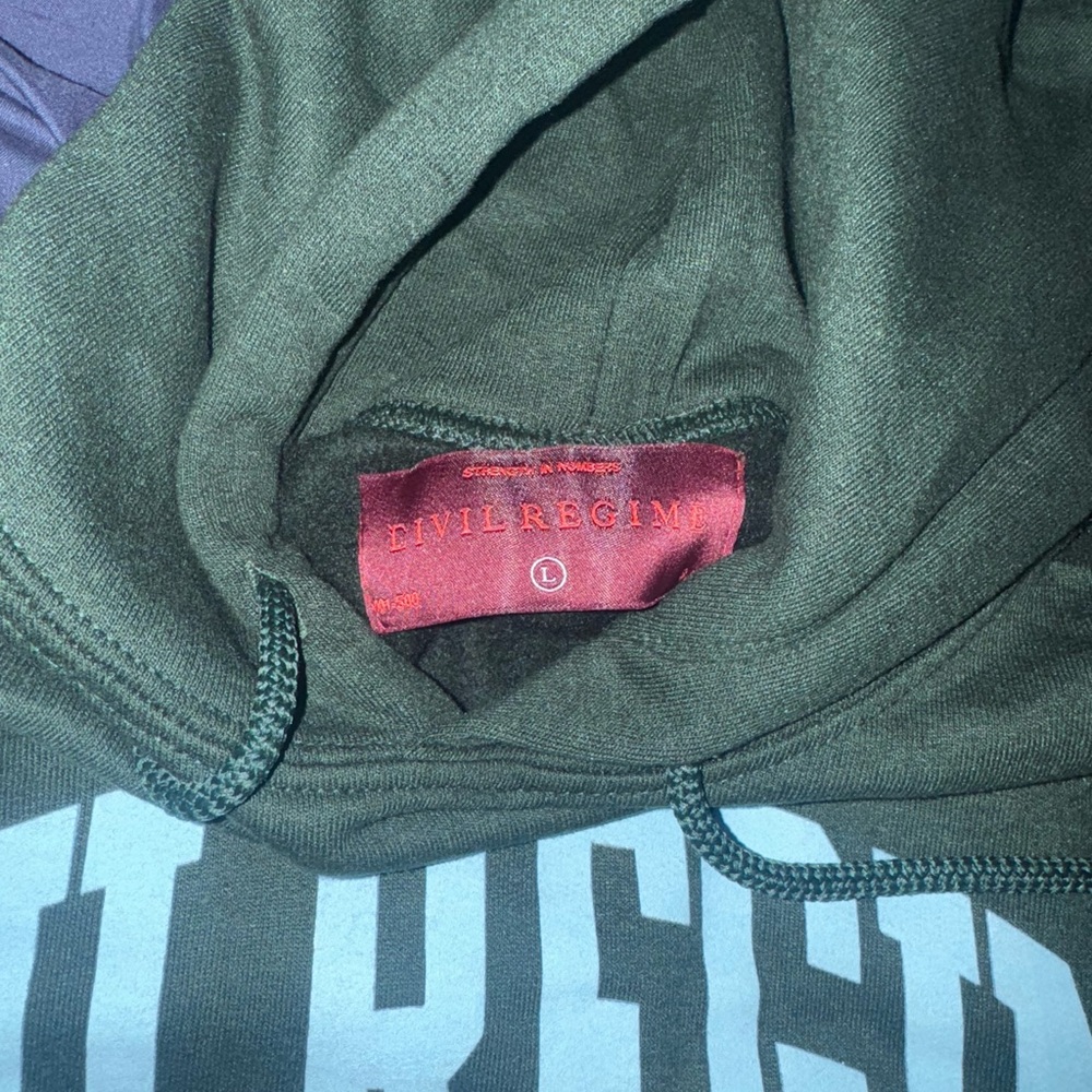 Civil Regime Green Hoodie